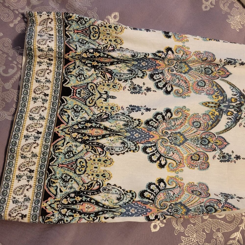 Wide Leg Printed Pants